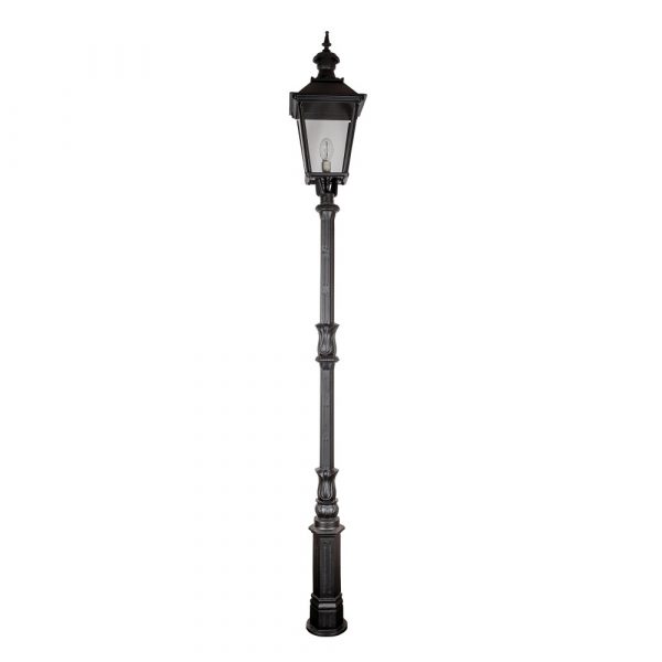woven iron lamp posts