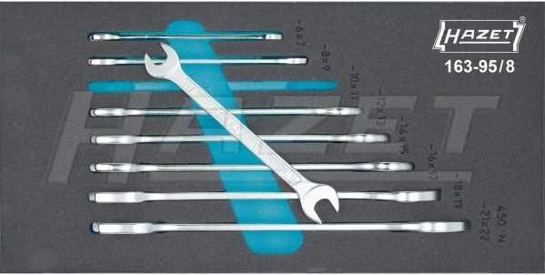 Double open-end wrench set