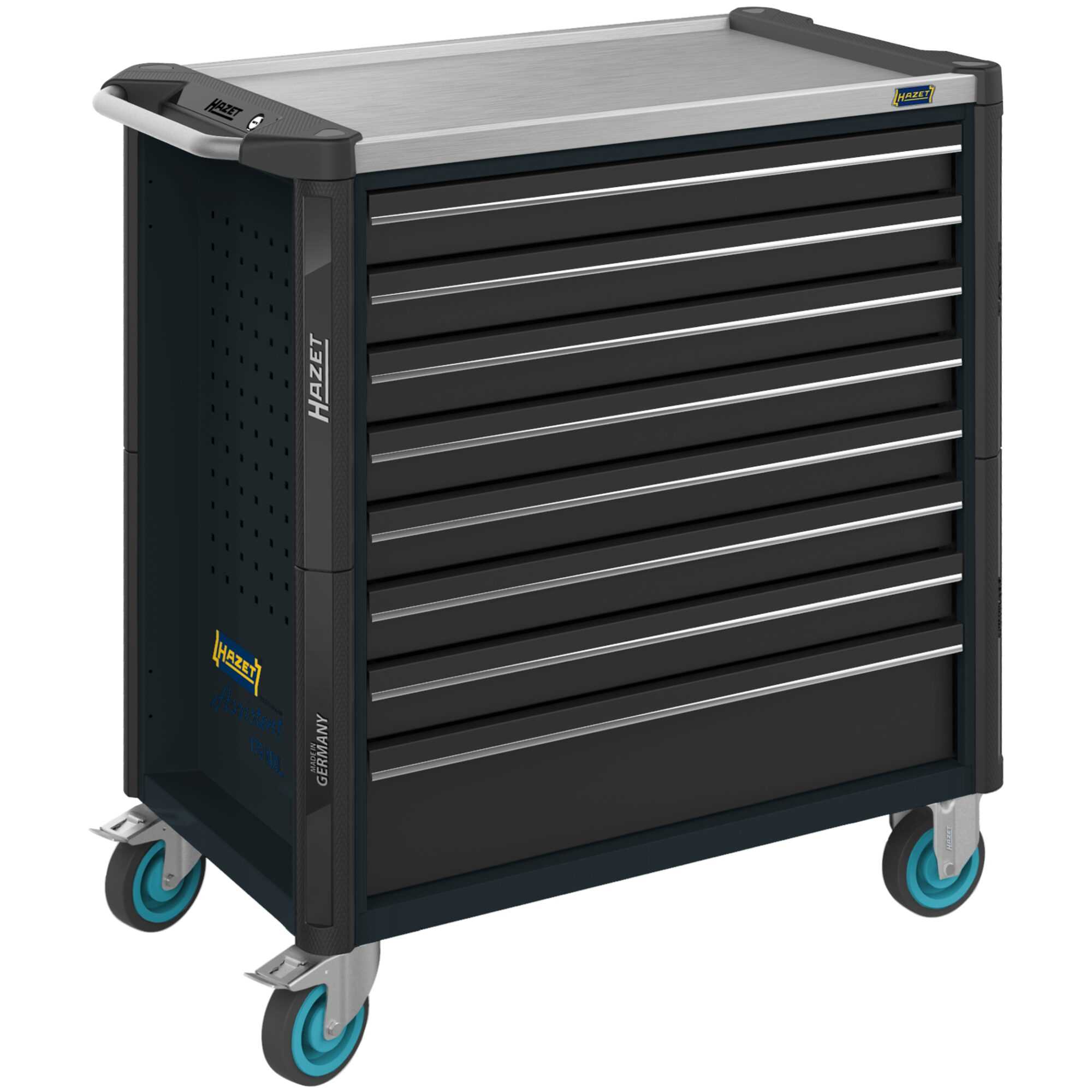 Tool trolley / Drawers, flat: 7 x 81 x 696 x 398 mm