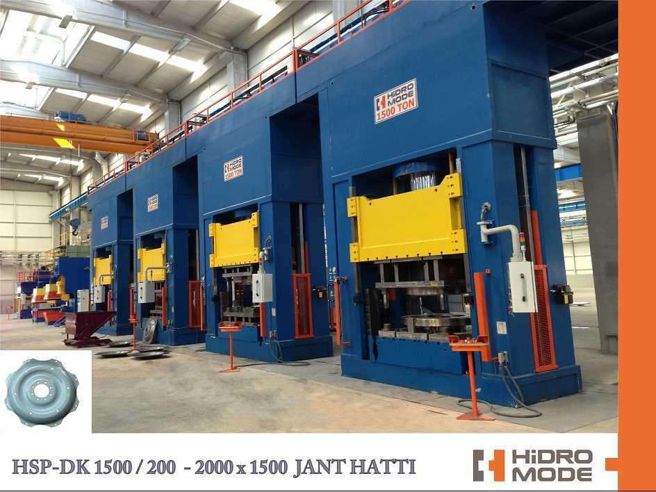 Hydraulic deep draw presses