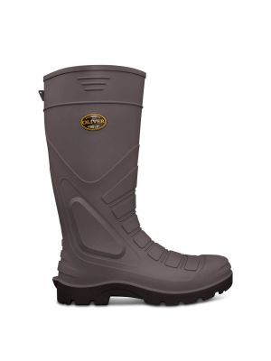 Gray safety plastic boot