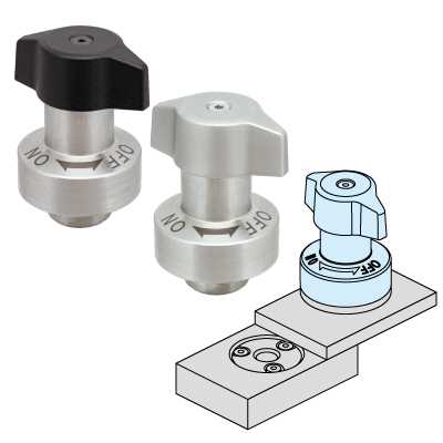 One-Touch Fasteners RETRACTABLE / HEAVY DUTY QUARTER-TURN CLAMPS