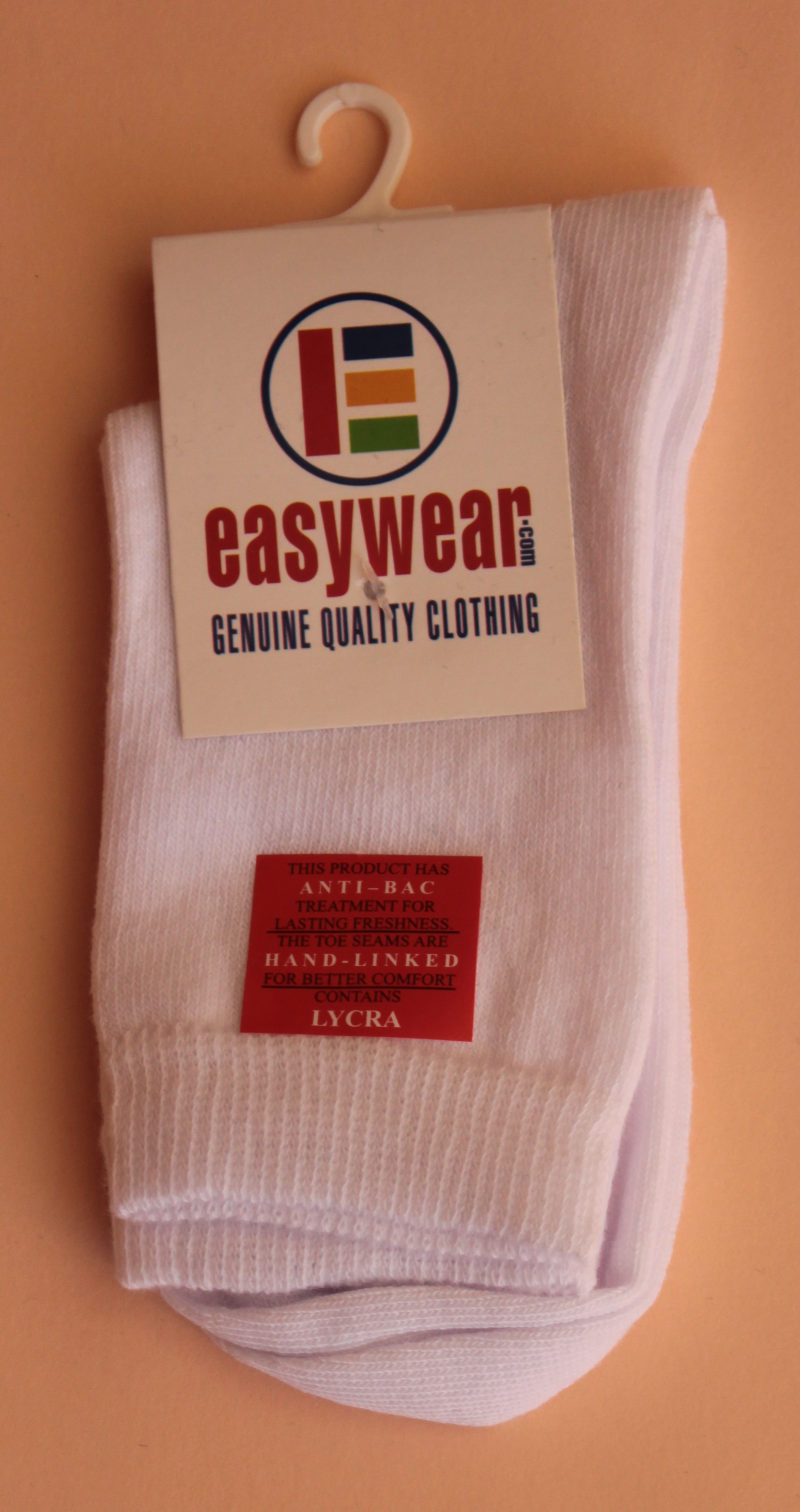 Chaussettes scolaires unies en coton