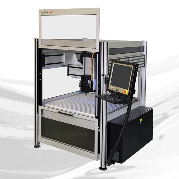 CNC milling machine for large travels with small space requirements!