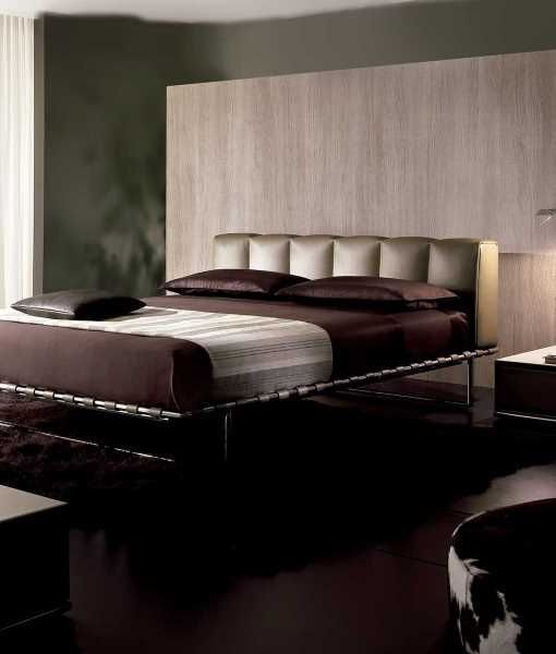 Kristall leather bed