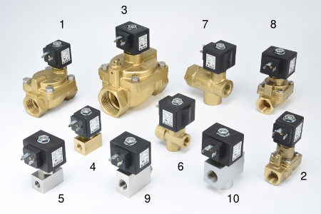 2/2 PILOT OPERATED PISTON SOLENOID VALVES 