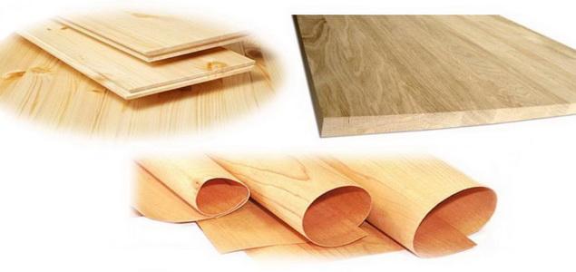 Shapes, board, veneer