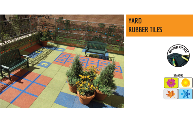 YARD RUBBER TILES