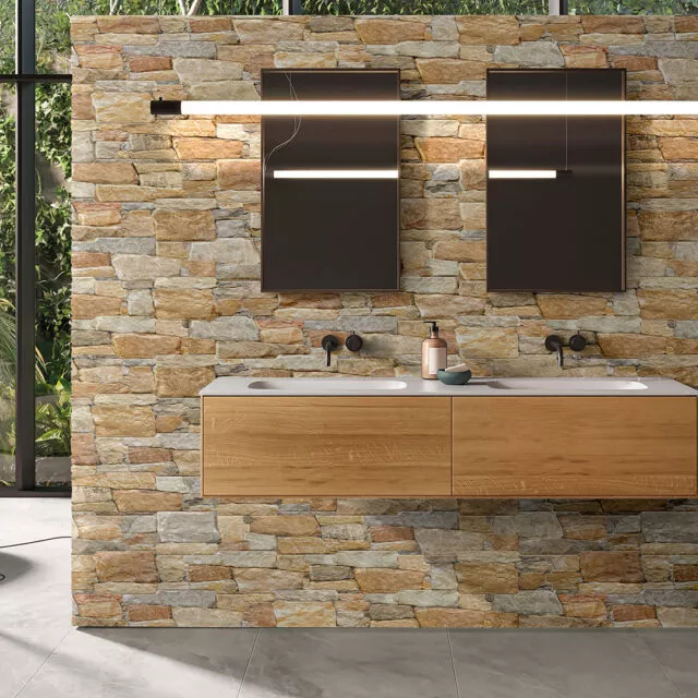 natural stone wall covering