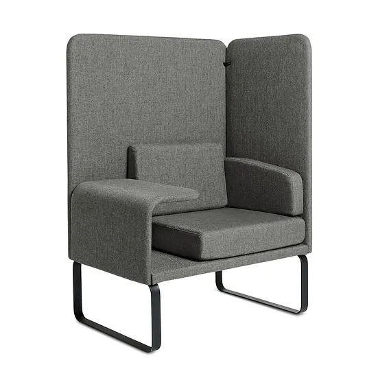 armchair with working area