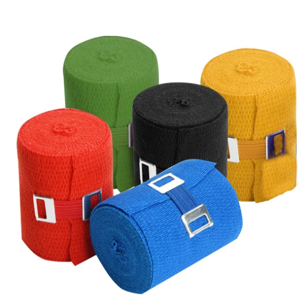 colored elastic hand bandages