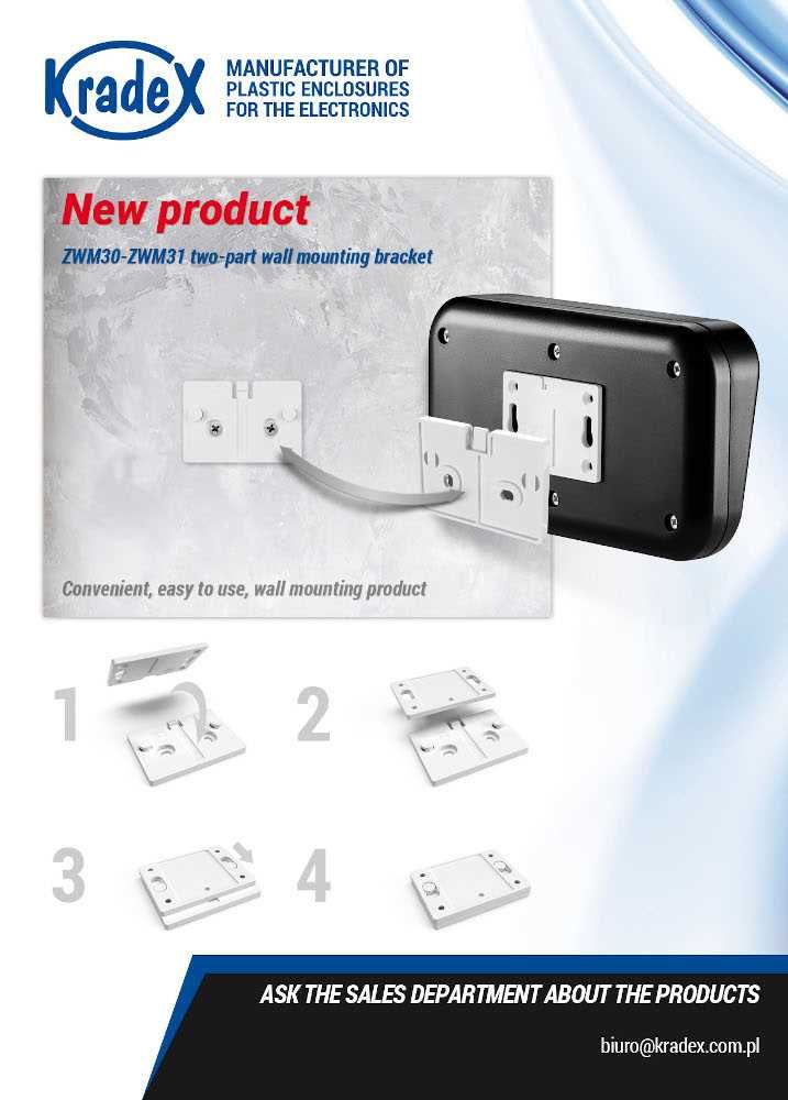 two-part wall mounting bracket