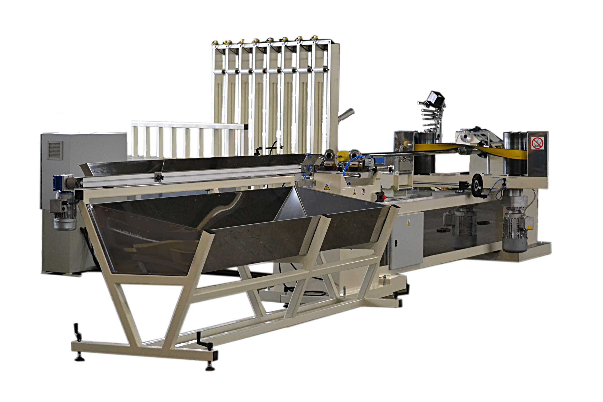8 web paper core making machine with one cutter
