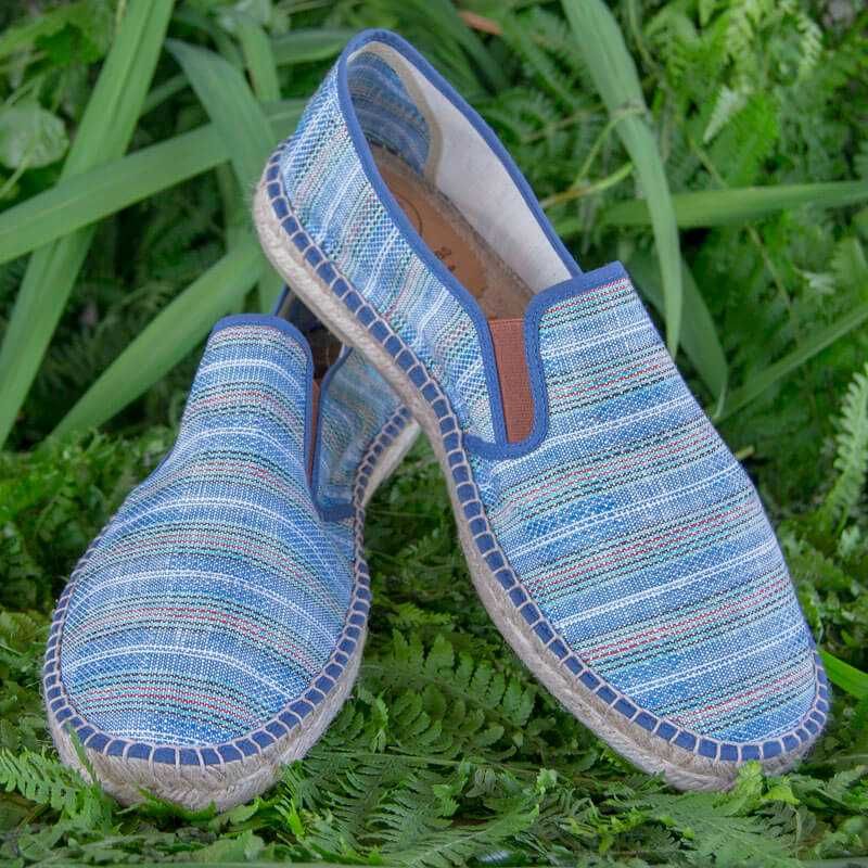 Men’s espadrilles made with 100% vintage cotton fabric