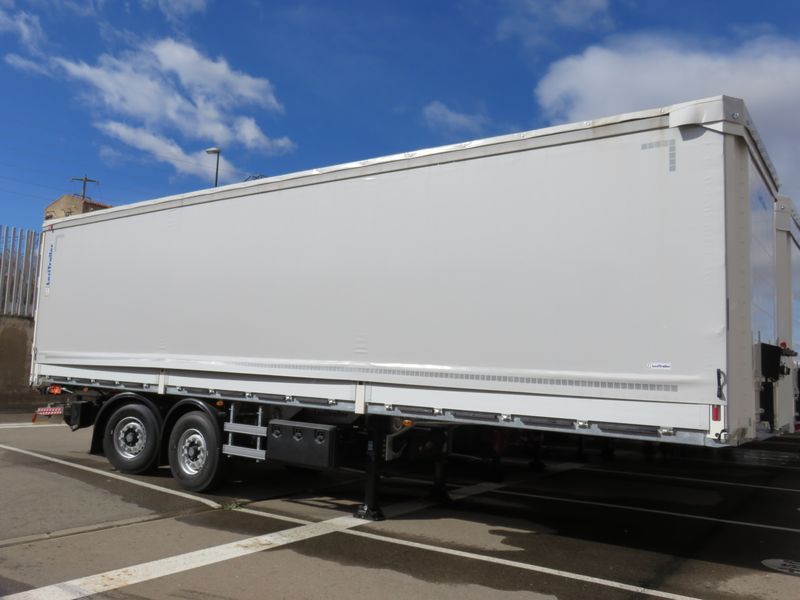 2 AXLE SEMI CURTAIN TRAILER