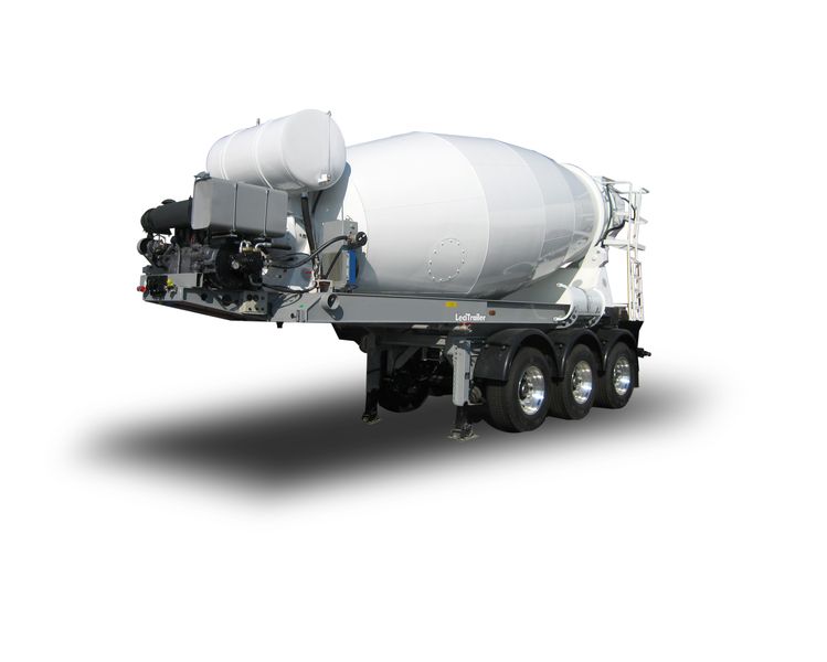 concrete mixer semi-trailer