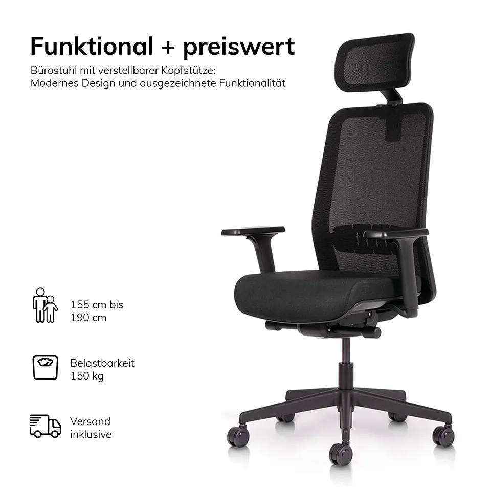 baslikli ergonomik ofis koltugu