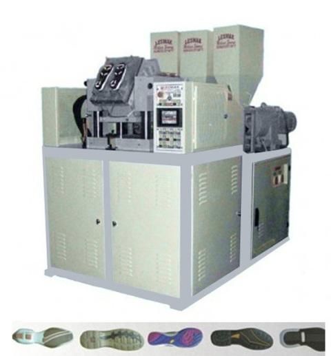 1 STATION 3 COLORS PVC-THERMOPLASTIC SHOE SOLES INJECTION MACHINE