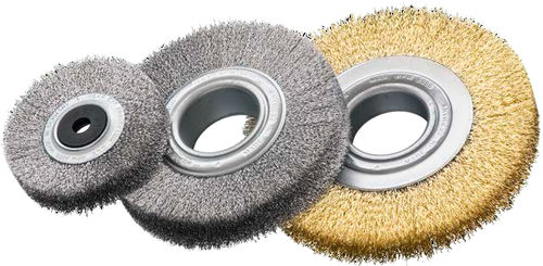 CIRCULAR STAINLESS WIRE BRUSHES