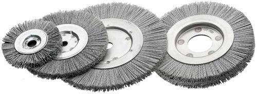 CIRCULAR STAINLESS WIRE BRUSHES