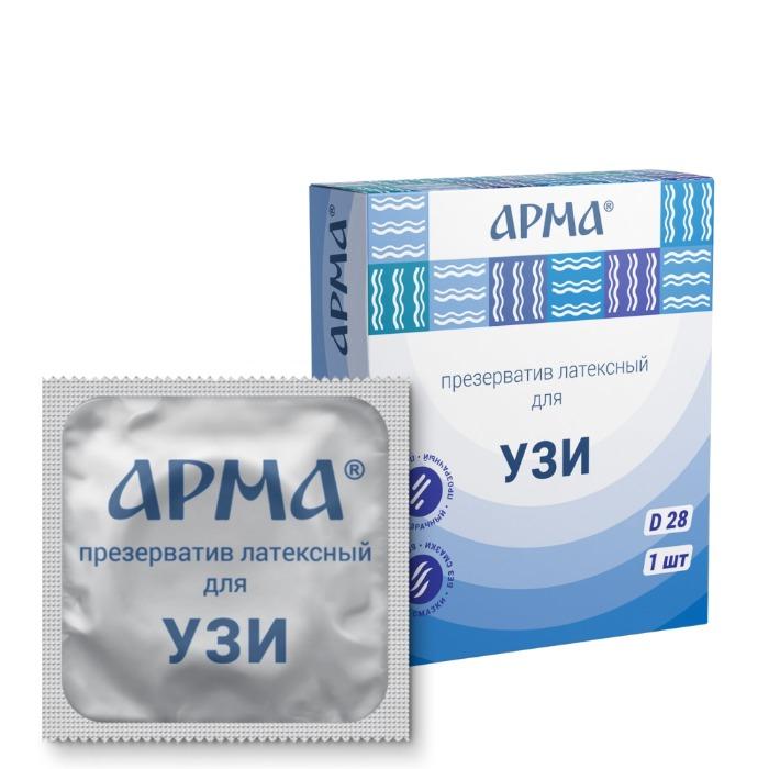 Latex condom ARMA for ultrasound D 28, 1 piece