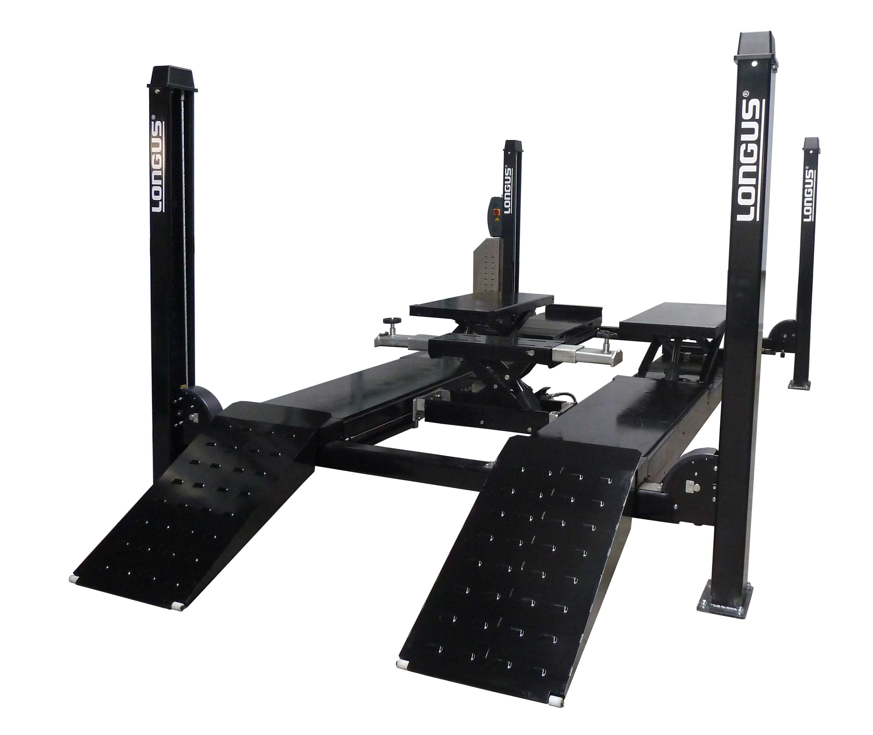 post lift for wheel alignment with wheel and axle jack | Load capacity: 5000 kg