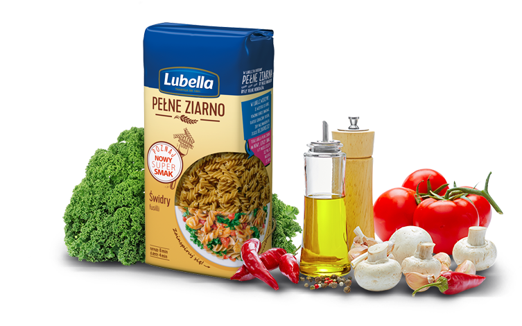 Lubella Whole Grain / twists pastas