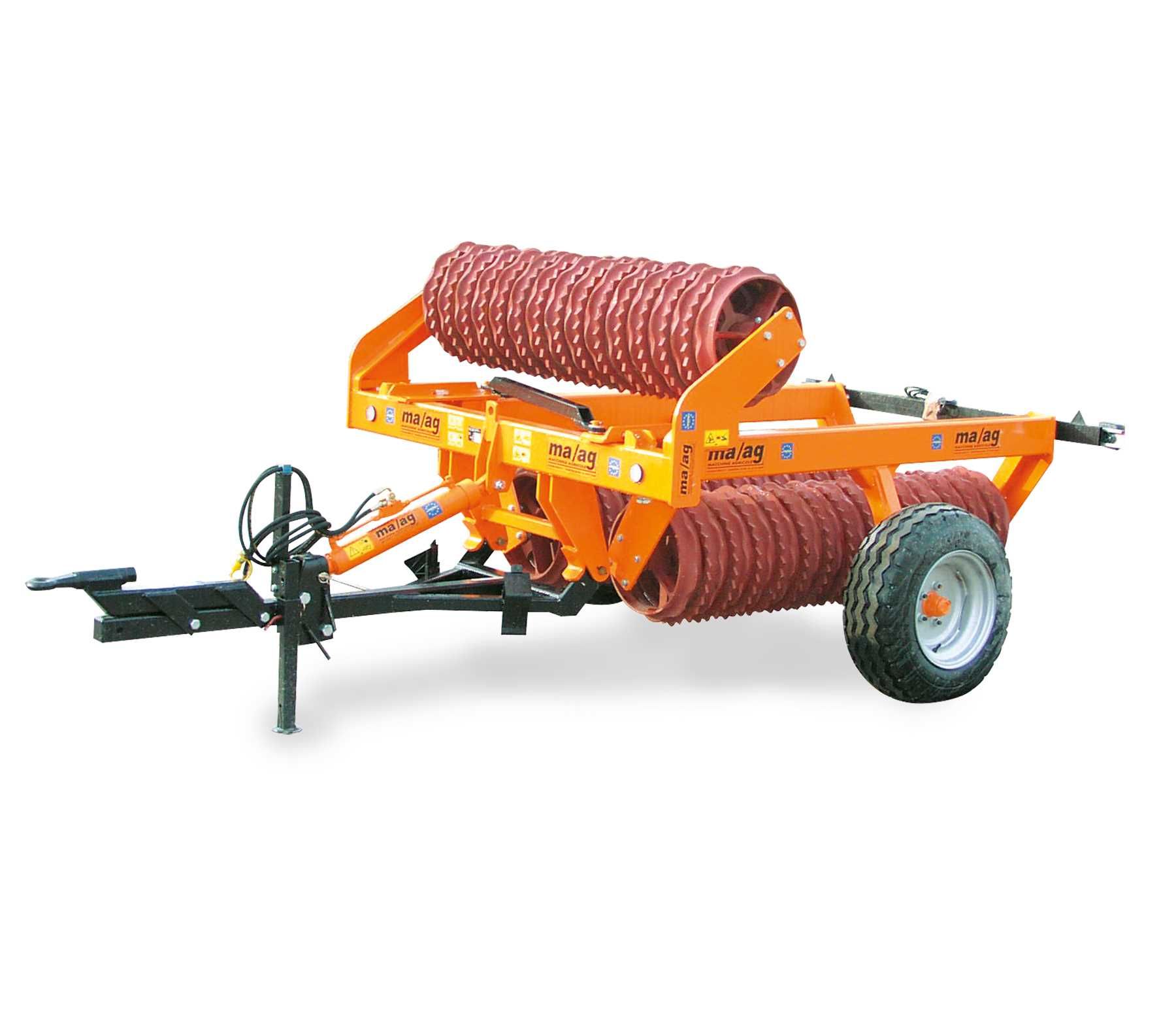 Compactor rollers and breaking soil