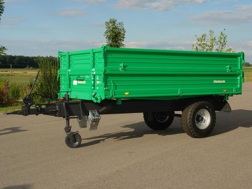 TEK DİNGİLLİ DAMPERLİ HAFİF TRAKTÖR RÖMORKU REDK-40.PF
