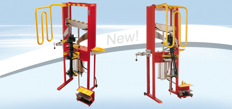 PNEUMATIC PRESS FOR REMOVING SHOCK ABSORBERS W 5