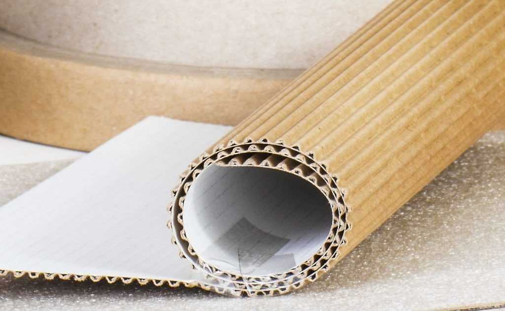SINGLE FACED CORRUGATED CARDBOARD