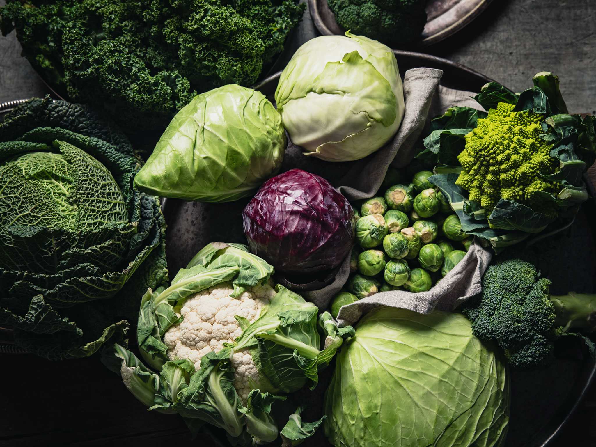 Cabbages (Cauliflower, Cabbage [Smooth and Curly])