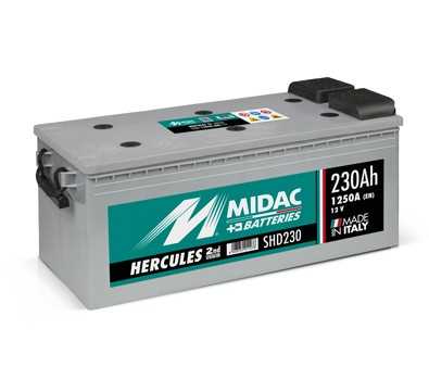 MIDAC kamyon aküleri / Hercules SHD (SUPER HEAVY DUTY) serisi