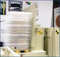 Specialised laboratory for optimising pallet wrapping