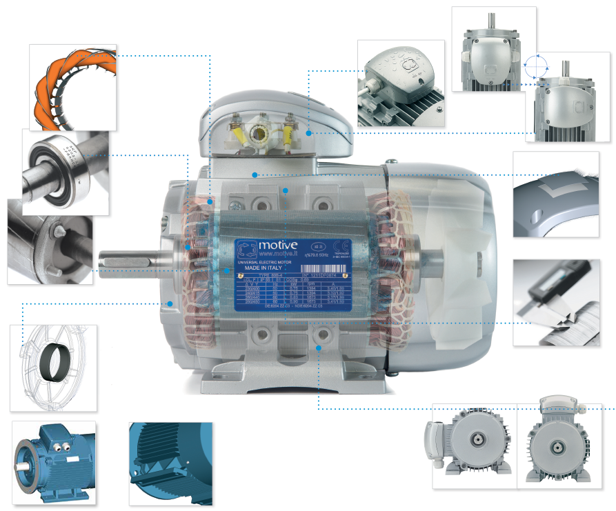 DELPHI ثلاث مراحل محرك كهربائي