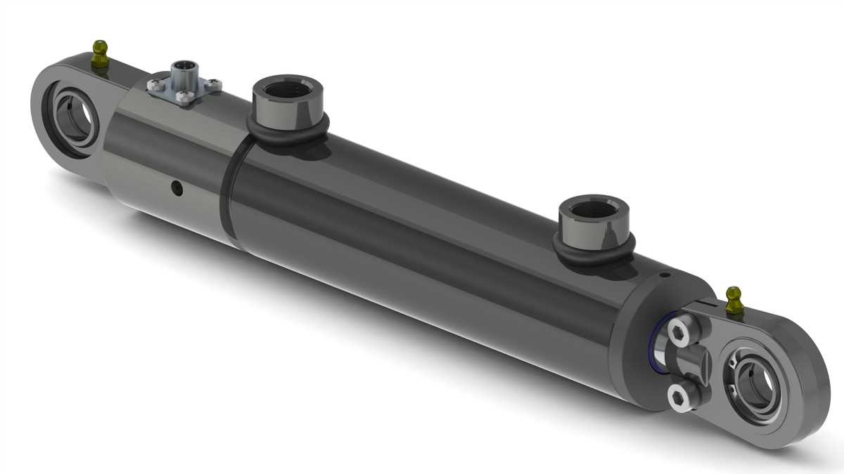 Hydraulic cylinders with sensor