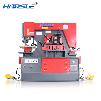 Harsle Q35Y -12 hidrolik kombine delme ve kesme makinesi