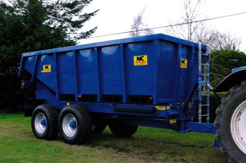 AGRICULTURAL TRAILERS WITH DOUBLE AXLE DAMPER 500 SERIES