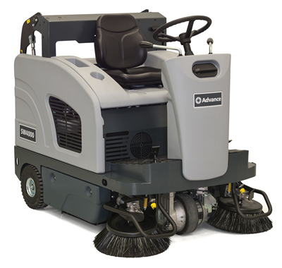 compact rider sweeper