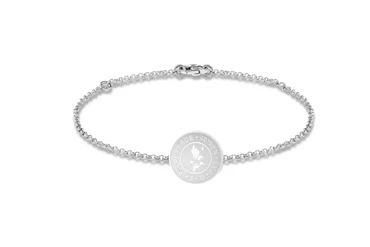 Ozel Yapim Madeni Para Bileklik Beyaz Altin