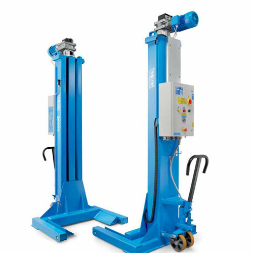 MOBILE COLUMN VEHICLE LIFTING FIBERS