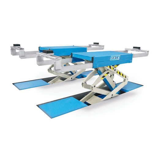 FLOOR MOUNTED HYDRAULIC VEHICLE LIFTING PLATFORMS