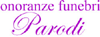 ONORANZE FUNEBRI PARODI DI PARODI SIMONETTA