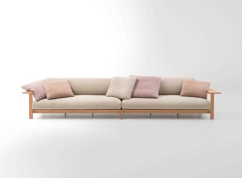Sectional modular fabric garden sofa