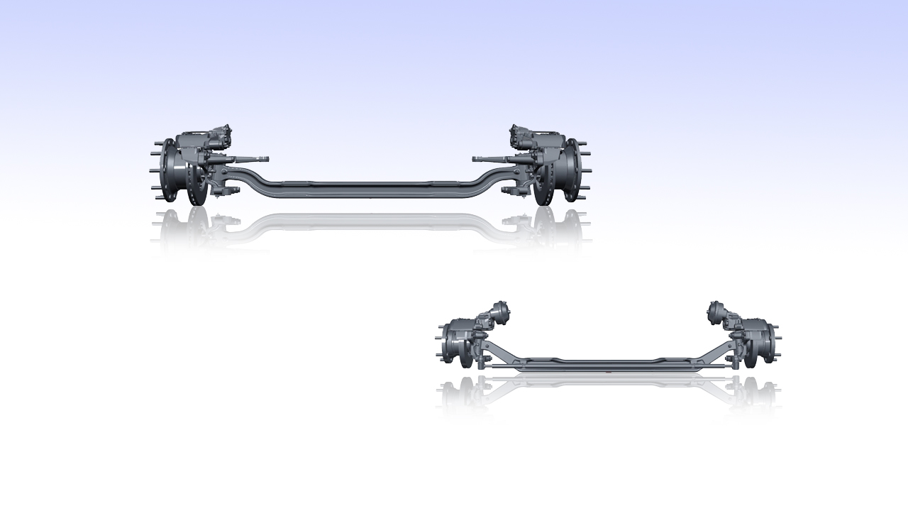 ASSEMBLED FRONT AXLE