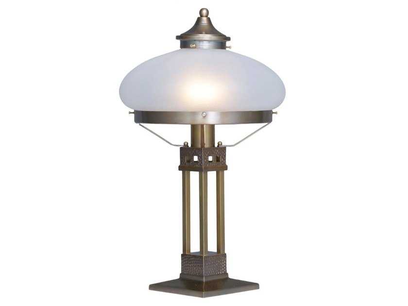 Handmade brass table lamp