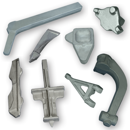 HOT FORGED STEEL SEMI-FINISHED PARTS SAMPLES