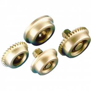 Single-flange idler wheel