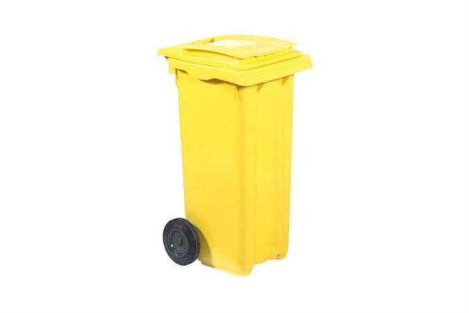  2 veya 4 tekerlekli çöp konteyneri