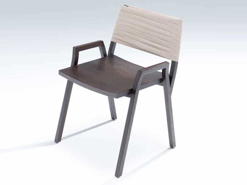 Wood veneer chair
